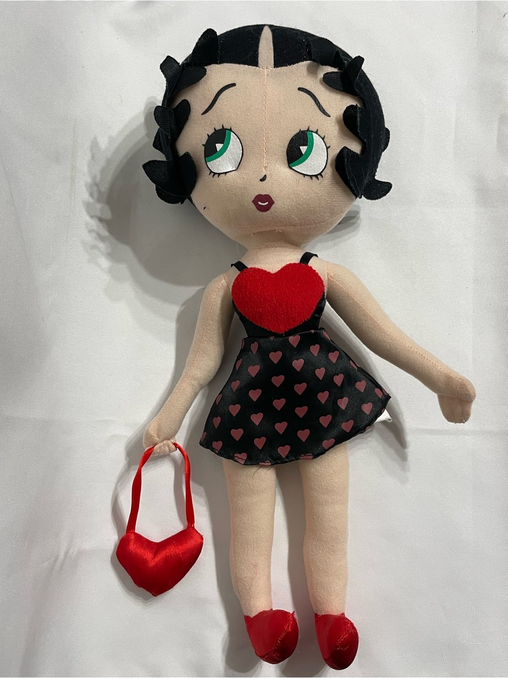 18” collectible Betty Boop Valentine-themed plush doll